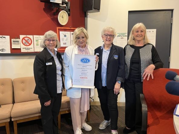 Maxine Williams, Mayor Gillian Aldridge, Lesley Shears, Councillor Julie Woodman at PBA